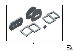 F01 730d N57 Sedan / Heater And Air Conditioning Seal Heater