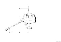 E21 320i M10 Sedan / Fuel Preparation System Volume Distributor-2