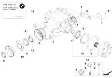 E92 330d N57 Coupe / Rear Axle Differential Drive Output