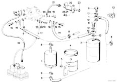 E30 318i M10 2 doors / Fuel Preparation System/  Fuel Supply Filter