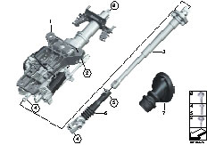 F01 730d N57 Sedan / Steering/  Add On Parts Electr Steering Column Adj