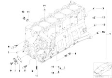 E93 330d M57N2 Cabrio / Engine/  Engine Block