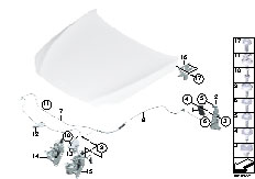 F02 740Li N54 Sedan / Bodywork/  Bonnet Closing System