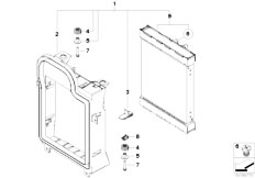 E70 X5 3.0sd M57N2 SAV / Radiator Additional Cooler Wheel Arch