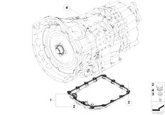 E93 M3 S65 Cabrio / Twin Clutch Gearbox Gs7d36sg Oil Sump