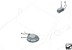 F01 750i N63 Sedan / Communication Systems Single Parts F Hands Free Facility