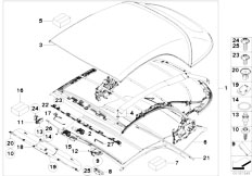 E88 135i N54 Cabrio / Sliding Roof Folding Top Folding Top Eh