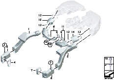 F02 750Li N63 Sedan / Fuel Preparation System Air Duct