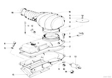 E21 320i M10 Sedan / Fuel Preparation System/  Volume Air Flow Sensor