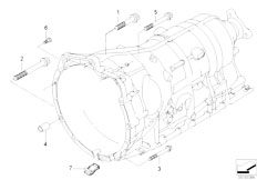 E91N 335d M57N2 Touring / Automatic Transmission/  Gearbox Mounting Parts