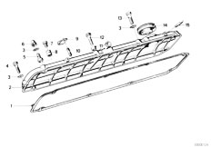 E12 525 M30 Sedan / Engine Cylinder Head Cover