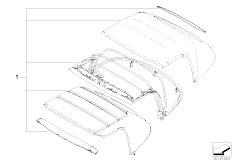 E52 Z8 S62 Roadster / Individual Equipment Individual Electrohydr Convertible Top