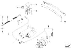 E46 323i M52 Sedan / Engine Electrical System/  Battery Cable