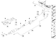 E46 330xd M57N Sedan / Fuel Supply Fuel Pipe Diesel Pump