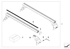 E36 316i 1.6 M43 Compact / Universal Accessories/  New Roof Bar