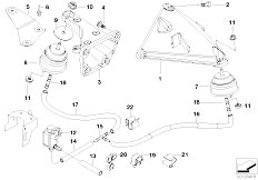 E46 330Cd M57N Coupe / Engine And Transmission Suspension/  Engine Suspension