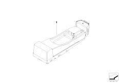 E90 320d M47N2 Sedan / Communication Systems/  Single Parts Sa639 Sa664 Centre Console