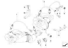 E85 Z4 3.0i M54 Roadster / Exhaust System Lambda Probe Fixings