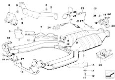 E31 850Ci M70 Coupe / Exhaust System/  Catalyst Lambda Probe