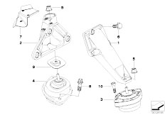 E83 X3 3.0i M54 SAV / Engine And Transmission Suspension Engine Suspension