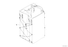 E46 316ti N40 Compact / Vehicle Trim Bag For Variable Rear Window Shelf