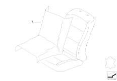 E60 525i M54 Sedan / Seats/  Yarded Material Leather Nasca Klimaleder