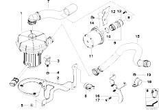 E64 645Ci N62 Cabrio / Engine/  Emission Control Air Pump