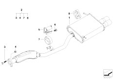 Z3 Z3 2.8 M52 Roadster / Exhaust System Exhaust System Rear-2