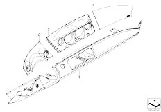 E52 Z8 S62 Roadster / Individual Equipment/  Individual Trim Piece Instrument Panel