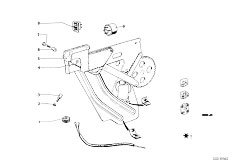 NK 2000C M10 Coupe / Vehicle Trim/  Window Guide Rear-2