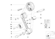 E30 316i M40 4 doors / Engine/  Timing And Valve Train Tooth Belt