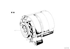 114 2002 M10 Sedan / Engine Electrical System/  Alternator