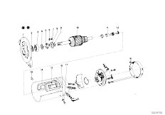 114 1602 M10 Sedan / Engine Electrical System/  Alternator Individual Parts-6