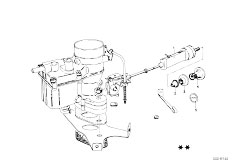 114 2002 M10 Cabrio / Fuel Preparation System/  Carburetor Mounting Parts