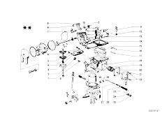 NK 2000C M10 Coupe / Fuel Preparation System/  Carburetor Mounting Parts-6