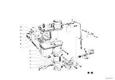 114 2002 M10 Cabrio / Fuel Preparation System/  Carburetor Mounting Parts-4