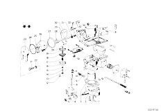 114 2000 M10 Touring / Fuel Preparation System Carburetor Mounting Parts