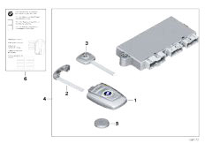 F01 750i N63 Sedan / Bodywork Radio Remote Control