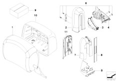 E93 M3 S65 Cabrio / Seats/  Headrest Front