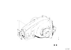 114 2002 M10 Cabrio / Rear Axle/  Rear Axle Drive
