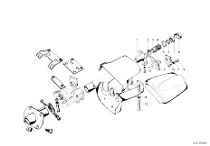 114 1600 M10 Cabrio / Steering/  Steering Column Trim Panel Attach P-2