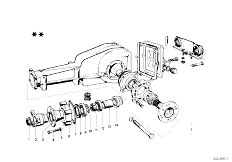 114 1600 M10 Cabrio / Rear Axle/  Rear Axle Drive Parts-2