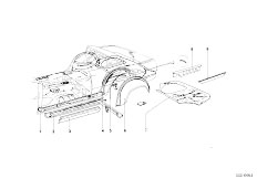 114 2000tii M10 Touring / Bodywork/  Floorpan Assembly
