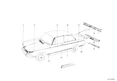 114 1600 M10 Cabrio / Vehicle Trim/  Mouldings