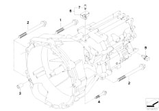 E90N 318d N47 Sedan / Manual Transmission/  Gearbox Mounting Parts