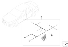 F01 730d N57 Sedan / Audio Navigation Electronic Systems Retrofit Kit Theft Alarm