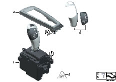 F01 730d N57 Sedan / Gearshift Gear Selector Switch