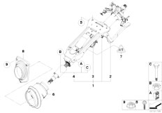 E90 328i N51 Sedan / Steering/  Manually Adjust Steering Column