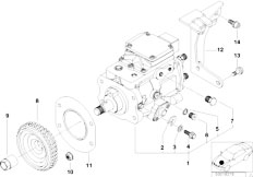 E39 520d M47 Touring / Fuel Preparation System Diesel Injection Pump