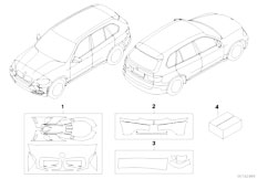 E70 X5 4.8i N62N SAV / Workshop Consumables Paint Protection Foil E70
